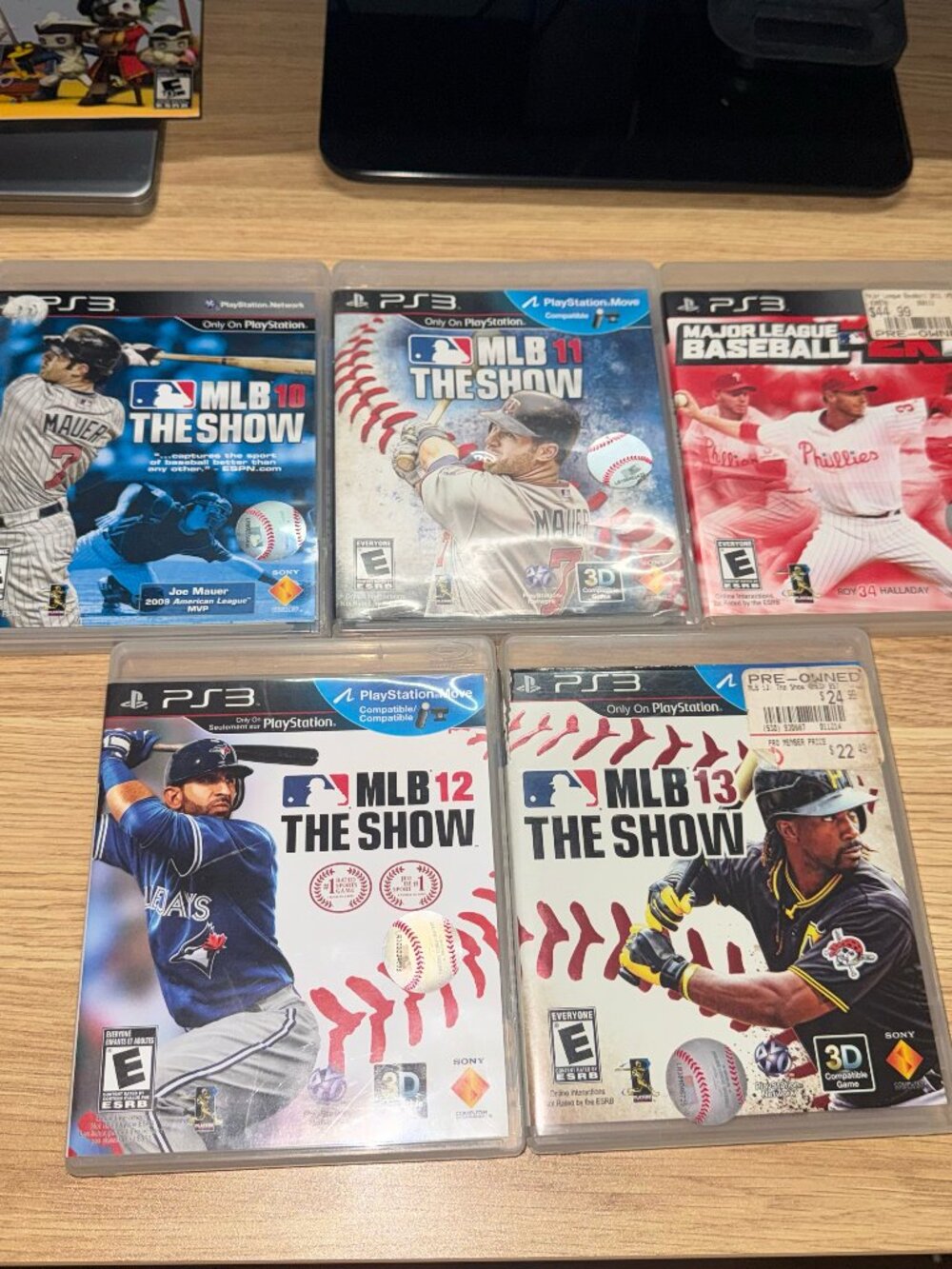 Playstation 3 MLB The Show Lot Video Games - Used- Tested